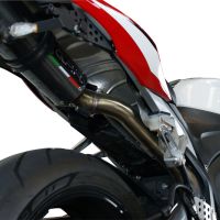 Escape compatível com Honda Cbr 600 Rr 2005-2006, Tiburon Poppy, Sistema racing Silencioso com tubo de ligação 