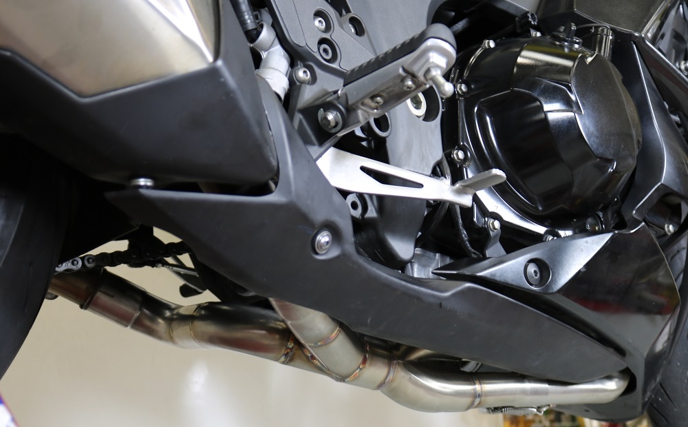 Escape compatível com Kawasaki Z 1000 2010-2014, Decatalizzatore, Sistema racing Sistema de tubo para eliminar o catalisador 