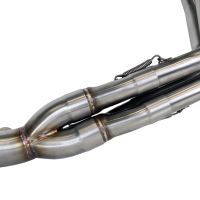 Escape compatível com Kawasaki Z 900 E 2017-2020, Deeptone Inox, Escape Racing, linha completa, fornecido com coletor específico, artigo sem homologação 
