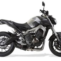 Escape compatível com Yamaha Mt-09 2017-2020, Furore Evo4 Nero, Escape completo, não legal para países da UE, com db killer removível 