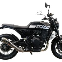 Escape compatível com Brixton CroSsfire 500 X 2022-2023, Powercone Evo, Escape legal, homologado, silenciador com db killer removível e tubo de ligação específico 