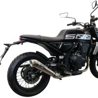 Escape compatível com Brixton CroSsfire 500 X 2022-2023, Powercone Evo, Escape legal, homologado, silenciador com db killer removível e tubo de ligação específico 