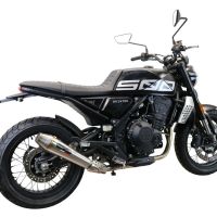 Escape compatível com Brixton CroSsfire 500 X 2020-2021, Ultracone, Escape legal, homologado, silenciador com db killer removível e tubo de ligação específico 