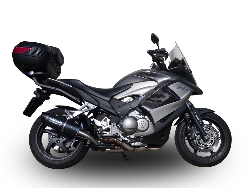 Escape compatível com Honda Vfr 800 X Crossrunner 800 2011-2014, Furore Nero, Escape legal, homologado, silenciador com db killer removível e tubo de ligação específico 