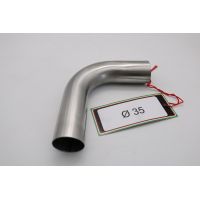 GPR escape compatível com Cafè Racer Cafè Racer 1980-2021, Curva inox - Inox Curve Diam 35,  