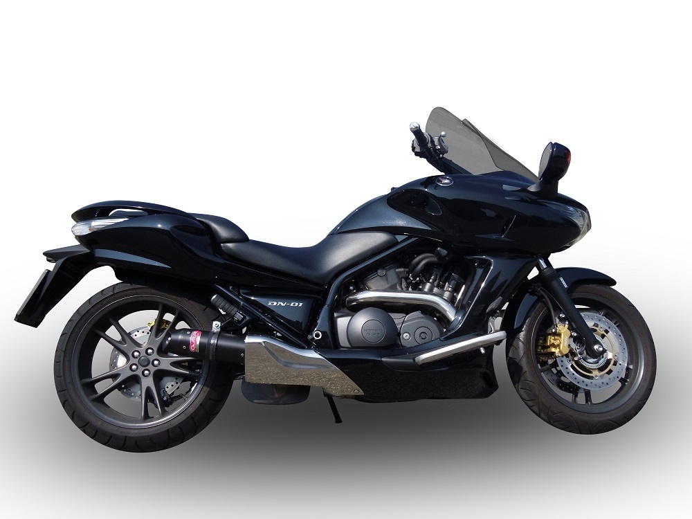 Escape compatível com Honda Dn-01 2008-2010, Furore Nero, Escape legal, homologado, silenciador com db killer removível e tubo de ligação específico 