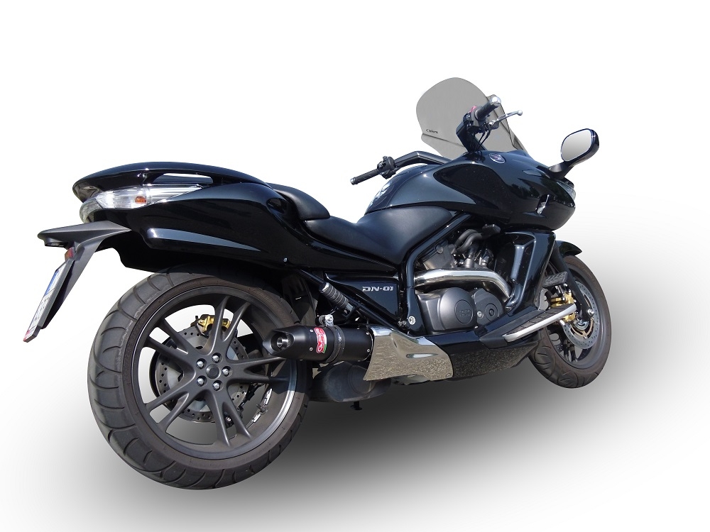 Escape compatível com Honda Dn-01 2008-2010, Furore Nero, Escape legal, homologado, silenciador com db killer removível e tubo de ligação específico 