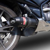 Escape compatível com Honda Dn-01 2008-2010, Furore Nero, Escape legal, homologado, silenciador com db killer removível e tubo de ligação específico 