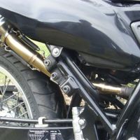Escape compatível com Suzuki Dr 125 - Sm 2008-2015, Furore Nero, Escape legal, homologado, silenciador com db killer removível e tubo de ligação específico 