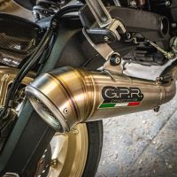 Escape compatível com Ducati Scrambler 800 2015-2016, Powercone Evo, Escape legal, homologado, silenciador com db killer removível e tubo de ligação específico 