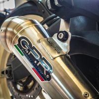 Escape compatível com Ducati Scrambler 800 2015-2016, Powercone Evo, Escape legal, homologado, silenciador com db killer removível e tubo de ligação específico 