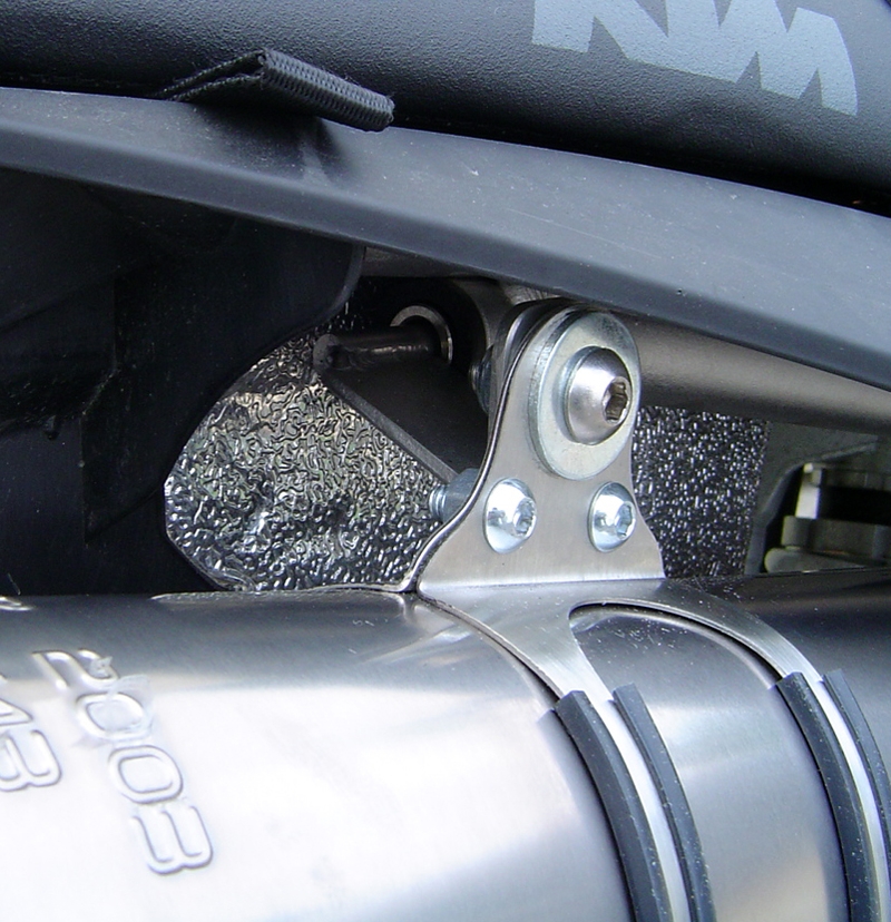 Escape compatível com Ktm Superduke 990 - R ( LC8) 2004-2012, Albus Ceramic, Par de silenciosos de escape homologadas, com db killer removível e tubos de ligação específicos 