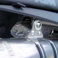 Escape compatível com Ktm Superduke 990 - R ( LC8) 2004-2012, Albus Ceramic, Par de silenciosos de escape homologadas, com db killer removível e tubos de ligação específicos 