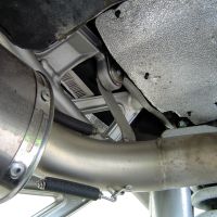 Escape compatível com Ktm Superduke 990 - R ( LC8) 2004-2012, Albus Ceramic, Par de silenciosos de escape homologadas, com db killer removível e tubos de ligação específicos 