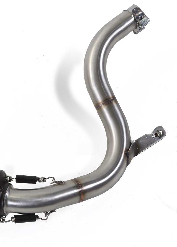 Escape compatível com Ktm Duke 125 2011-2016, Albus Ceramic, Escape homologado, legal para mercados NÃO europeus, incluindo tubo de ligação e db killer removível 