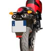 Escape compatível com Ktm Duke II 2000-2006, Furore Nero, Par de silenciosos de escape homologadas, com db killer removível e tubos de ligação específicos 