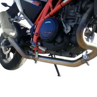 Escape compatível com Ktm Duke 690 2012-2016, Decatalizzatore, Sistema racing Sistema de tubo para eliminar o catalisador 