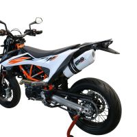 Escape compatível com Ktm Enduro 690 R 2019-2020, Albus Evo4, Escape homologado, legal para mercados NÃO europeus, incluindo tubo de ligação e db killer removível 