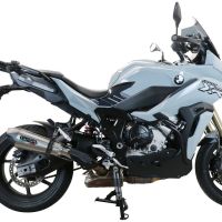 GPR escape compatível com  Bmw S 1000 XR -M  2020-2025, New Grand Prix Evo Titanium, Escape legal, homologado, silenciador com db killer removível e tubo de ligação específico 