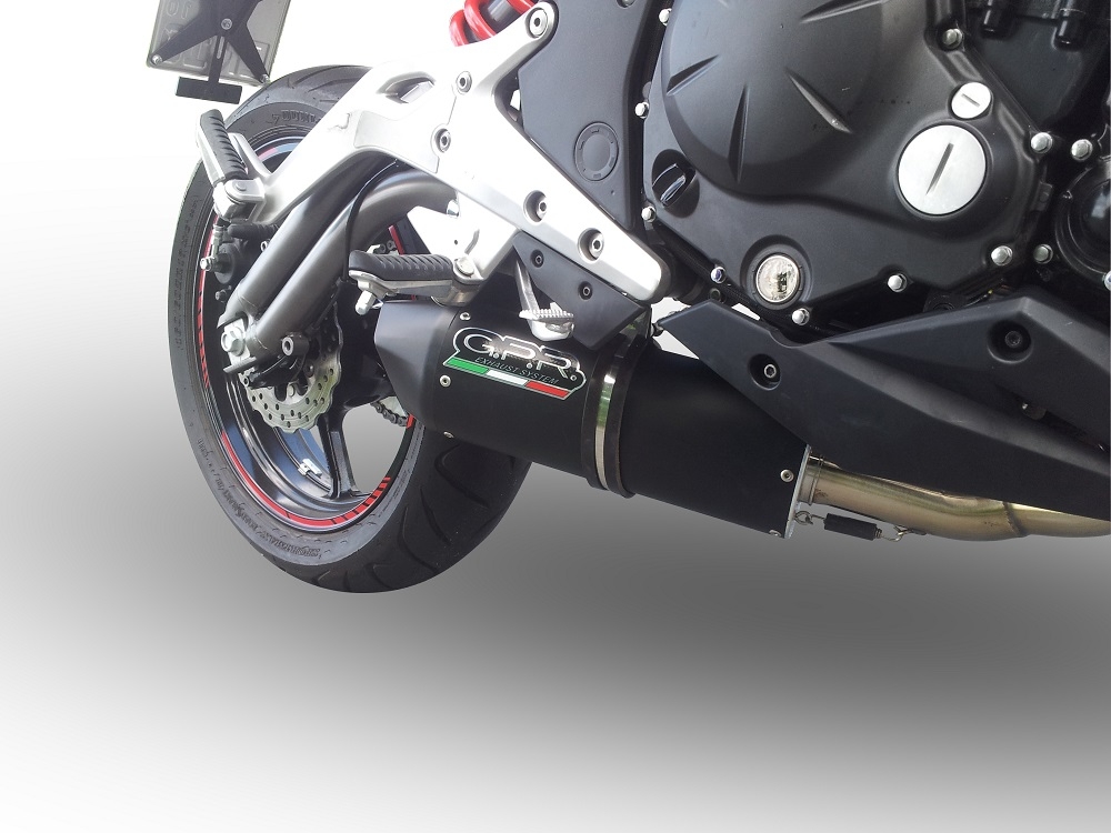 Escape compatível com Kawasaki Er 6 N - F 2012-2016, Furore Nero, Sistema homologado,legal, linha completa, incluindo db killer removível mais coletor 