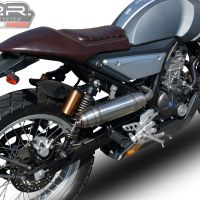 Escape compatível com F.B. Mondial Sport Classic 125 -Pagani 1948 2021-2023, Deeptone Inox, Escape Racing, linha completa, fornecido com coletor específico, artigo sem homologação 
