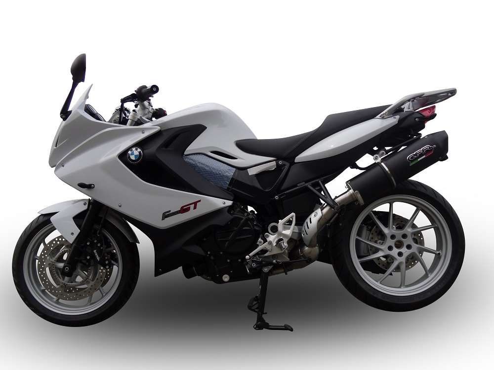 Escape compatível com Bmw F 800 Gt 2012-2016, Furore Nero, Escape legal, homologado, silenciador com db killer removível e tubo de ligação específico 