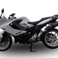 Escape compatível com Bmw F 800 Gt 2012-2016, Furore Nero, Escape legal, homologado, silenciador com db killer removível e tubo de ligação específico 