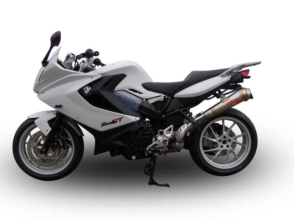 Escape compatível com Bmw F 800 Gt 2017-2019, Powercone Evo, Escape legal, homologado, silenciador com db killer removível e tubo de ligação específico 