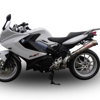 Escape compatível com Bmw F 800 Gt 2017-2019, Powercone Evo, Escape legal, homologado, silenciador com db killer removível e tubo de ligação específico 