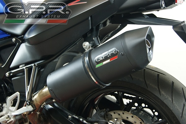 Escape compatível com Bmw F 800 R 2009-2014, Furore Nero, Escape legal, homologado, silenciador com db killer removível e tubo de ligação específico 