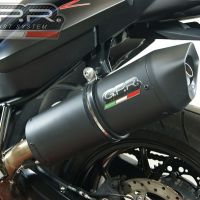 Escape compatível com Bmw F 800 R 2009-2014, Furore Nero, Escape legal, homologado, silenciador com db killer removível e tubo de ligação específico 