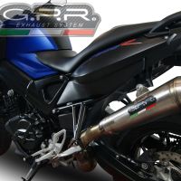 Escape compatível com Bmw F 800 R 2017-2019, Powercone Evo, Escape legal, homologado, silenciador com db killer removível e tubo de ligação específico 