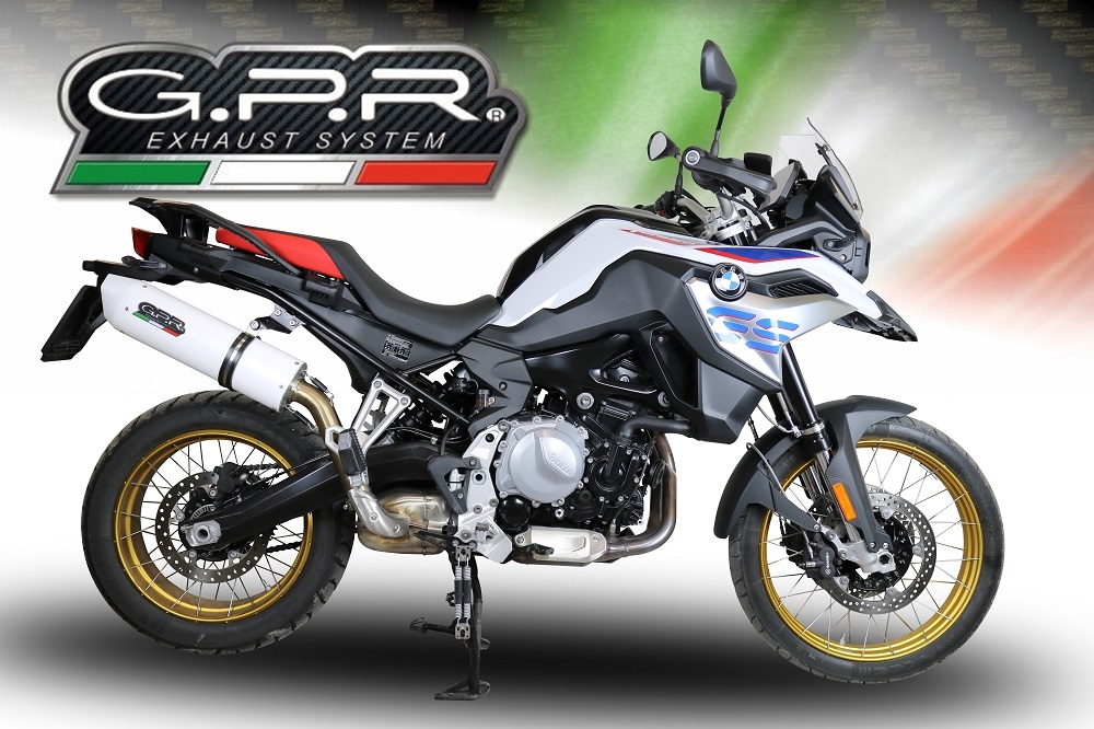 Escape compatível com Bmw F 800 Gs 2024-2025, Albus Evo4, Escape legal, homologado, silenciador com db killer removível e tubo de ligação específico 