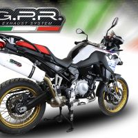 Escape compatível com Bmw F 800 Gs 2024-2025, Albus Evo4, Escape legal, homologado, silenciador com db killer removível e tubo de ligação específico 