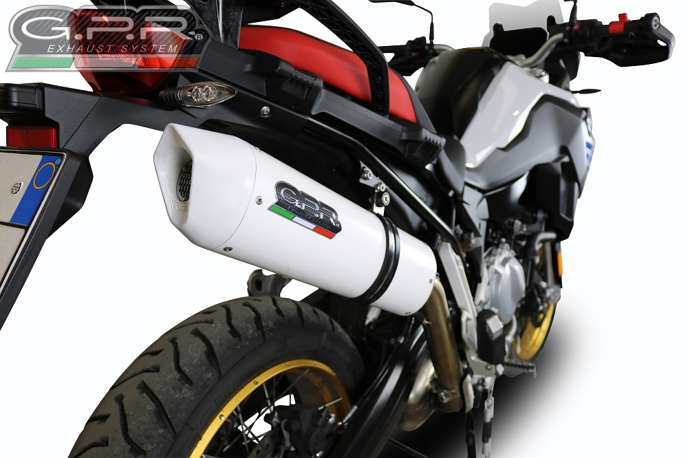 Escape compatível com Bmw F 800 Gs 2024-2025, Albus Evo4, Escape legal, homologado, silenciador com db killer removível e tubo de ligação específico 