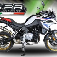 Escape compatível com Bmw F 850 Gs -Adventure 2018-2020, Deeptone Inox, Escape legal, homologado, silenciador com db killer removível e tubo de ligação específico 