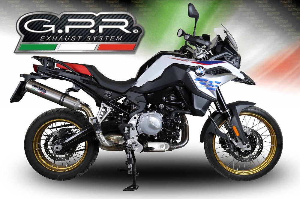 Escape compatível com Bmw F 850 Gs -Adventure 2018-2020, M3 Inox , Escape legal, homologado, silenciador com db killer removível e tubo de ligação específico 
