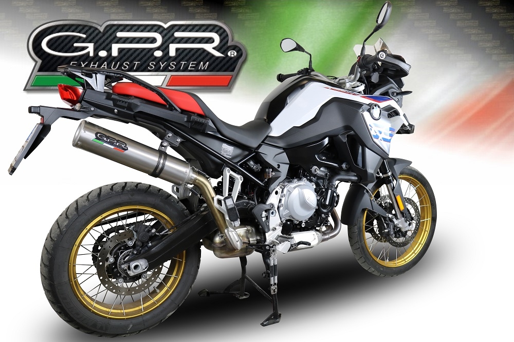 Escape compatível com Bmw F 850 Gs -Adventure 2018-2020, M3 Inox , Escape legal, homologado, silenciador com db killer removível e tubo de ligação específico 