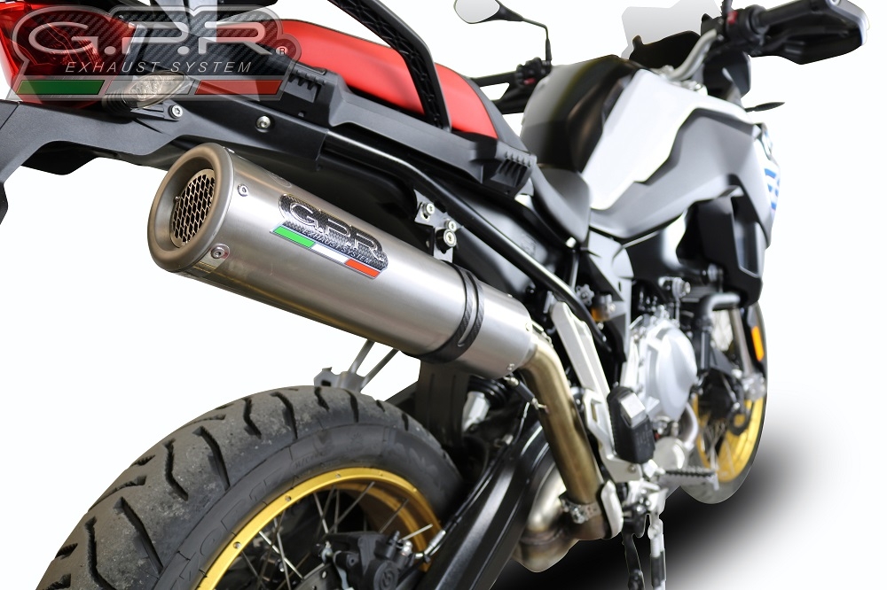 Escape compatível com Bmw F 850 Gs -Adventure 2018-2020, M3 Inox , Escape legal, homologado, silenciador com db killer removível e tubo de ligação específico 