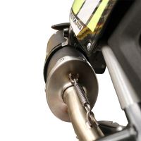 Escape compatível com Fantic Motor 125 M Performance 2019-2020, Furore Nero, Escape legal, homologado, silenciador com db killer removível e tubo de ligação específico 
