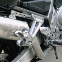Escape compatível com Yamaha Fzs 1000 Fazer 2001-2005, Deeptone Inox, Escape legal, homologado, silenciador com db killer removível e tubo de ligação específico 