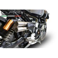 GPR escape compatível com F.B. Mondial Hps 300 2018-2021, F205, Escape legal, homologado, silenciador com db killer removível e tubo de ligação específico 