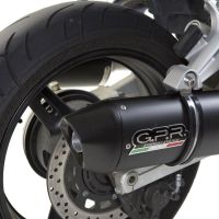 Escape compatível com Yamaha Fjr 1300 2017-2020, Furore Evo4 Nero, Par de silenciosos de escape homologadas, com db killer removível e tubos de ligação específicos 