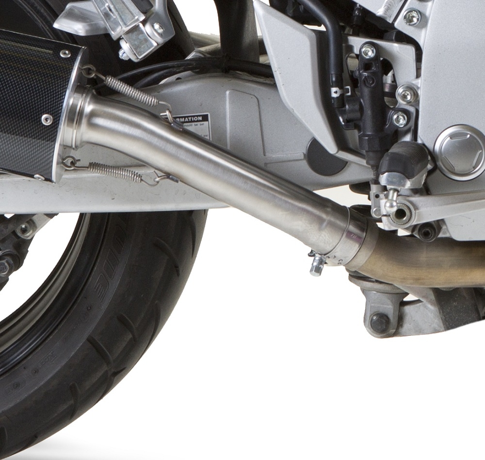 Escape compatível com Yamaha Fjr 1300 2017-2020, Furore Evo4 Nero, Par de silenciosos de escape homologadas, com db killer removível e tubos de ligação específicos 
