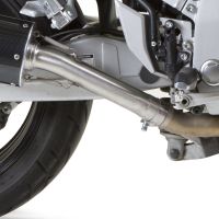 Escape compatível com Yamaha Fjr 1300 2017-2020, Furore Evo4 Nero, Par de silenciosos de escape homologadas, com db killer removível e tubos de ligação específicos 