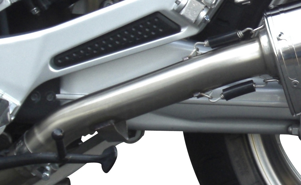 Escape compatível com Yamaha Fjr 1300 2017-2020, Furore Evo4 Nero, Par de silenciosos de escape homologadas, com db killer removível e tubos de ligação específicos 
