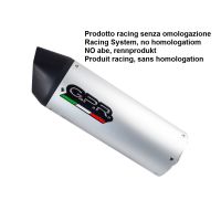 GPR escape compatível com Tuning TUNING 1980-2021, Furore alluminio, Silenciador racing universal sem tubo de ligação Transformação Cafe Racer 
