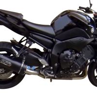 Escape compatível com Yamaha Fz 8 2010-2016, Furore Nero, Escape legal, homologado, silenciador com db killer removível e tubo de ligação específico 