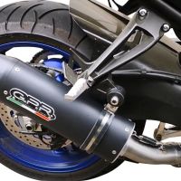 Escape compatível com Yamaha Fz 8 2010-2016, Furore Nero, Escape legal, homologado, silenciador com db killer removível e tubo de ligação específico 