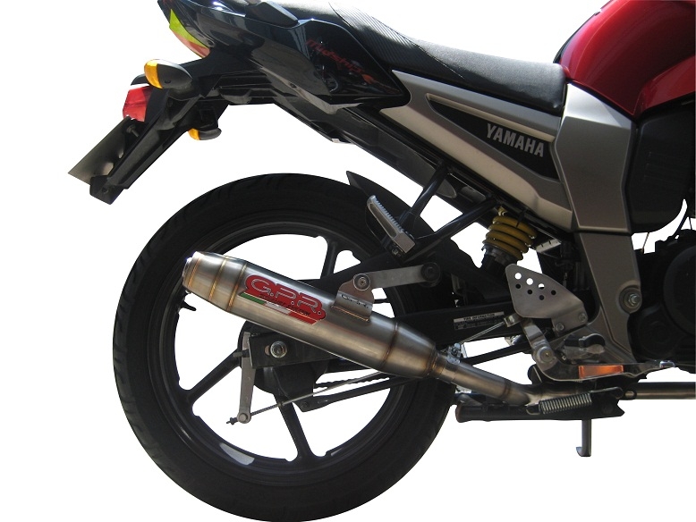 Escape compatível com Yamaha FZ 16 Byson 160 2010-2010, Deeptone Inox, Sistema homologado,legal, linha completa, incluindo db killer removível mais coletor 